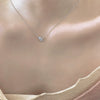 Wholesale Light Luxury Sterling Silver 14K Gold Plated Zircon Cross Chain Necklace For Women