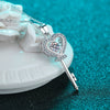 Wholesale Light Luxury 925 Sterling Silver Lock Pendant Necklace With Crown Pattern And Electroplating Treatment For Female