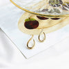 Wholesale Light Luxury Style Copper Geometric Round Water Drops Rectangular Earrings S925 Copper Plated