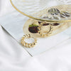 Wholesale Light Luxury Style Copper Geometric Round Water Drops Rectangular Earrings S925 Copper Plated