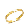 Wholesale Light Luxury Style Diamond Set Four Leaf Clover Titanium Steel Bracelet Jewelry