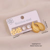 Wholesale Light Luxury Style Electroplated Stainless Steel Heart And Butterfly Flower Earrings For Women