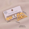 Wholesale Light Luxury Style Electroplated Stainless Steel Heart And Butterfly Flower Earrings For Women