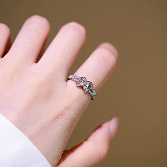 Wholesale Light Luxury Style Geometric Gold Plated Copper Electroplated Ring For Women