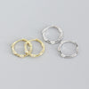 Wholesale Light Luxury Style Geometric S925 Sterling Silver Electroplated Exaggerated Round Microencrusted Earrings