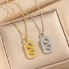 Wholesale Light Luxury Style Geometric Snakeshaped Necklace With Zircon Copper Plated Real Gold For Women Vacuum Electroplated In Furnace O Word Chain