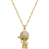 Wholesale Light Luxury Style Geometric Stainless Steel And Copper Necklace For Unisex