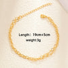 Wholesale Light Luxury Style Heart Geometric Zircon Inlaid Copper Plated Real Gold Women's Bracelet