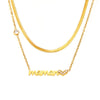 Wholesale Light Luxury Style Heart Shaped Zircon Stainless Steel Electroplated Necklace
