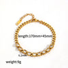 Wholesale Light Luxury Style Heartshaped Stainless Steel Electroplated Women's Bracelet