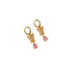 Wholesale Light Luxury Style Insect Pattern Zircon Inlaid Environmentally Friendly Copper Earrings For Women