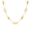 Wholesale Light Luxury Style Multifaceted Translucent Glass Clavicle Necklace With 316L Stainless Steel And 316L Stainless Steel Geometric Shape Electroplated For Women