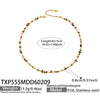 Wholesale Light Luxury Style Natural Stone And Pearl Necklace And Bracelet Set For Women Made Of Stainless Steel With Electroplating