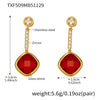 Wholesale Light Luxury Style Stainless Steel And Zircon Electroplated Jewelry Set With Four Leaf Flower Inlaid Design For Women Including Bracelet Necklace And Earrings