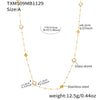 Wholesale Light Luxury Style Stainless Steel And Zircon Electroplated Jewelry Set With Four Leaf Flower Inlaid Design For Women Including Bracelet Necklace And Earrings