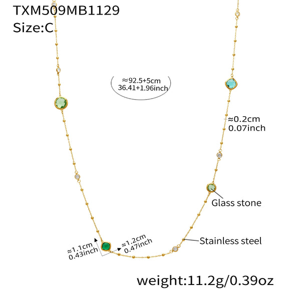Wholesale Light Luxury Style Stainless Steel And Zircon Electroplated Jewelry Set With Four Leaf Flower Inlaid Design For Women Including Bracelet Necklace And Earrings