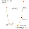 Wholesale Light Luxury Style Stainless Steel And Zircon Electroplated Jewelry Set With Four Leaf Flower Inlaid Design For Women Including Bracelet Necklace And Earrings