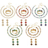 Wholesale Light Luxury Style Stainless Steel Electroplated Fourleaf Flower Jewelry Set For Women Including Necklace Bracelet Ring And Earrings