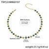 Wholesale Light Luxury Style Stainless Steel Electroplated Fourleaf Flower Jewelry Set For Women Including Necklace Bracelet Ring And Earrings