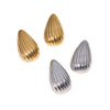 Wholesale Light Luxury Style Stainless Steel Electroplated Geometric Heart And Drop Shape Earrings For Women