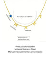 Wholesale Light Luxury Style Stainless Steel Letter And Number Necklace And Geometric Earrings Set With Oshaped Chain Electroplated