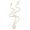 Wholesale Light Luxury Style Stainless Steel Pendant Necklace With White Shell Inlay Embossed Polar Star Flower And Heart Pattern For Women