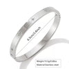 Wholesale Light Luxury Style Starburst Zircon Stainless Steel And Titanium Steel Bracelet With Polish Finish