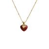 Wholesale Light Luxury Style Titanium Steel And Copper Heart Water Drop Bell Pattern Electroplated Earrings And Necklaces Set For Women