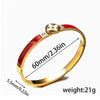 Wholesale Light Luxury Titanium Steel And Stainless Steel Bracelet With Fourleaf Clover Pattern And Electroplating Treatment