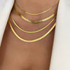 Wholesale Light Luxury Titanium Steel Double Layer Overlapping Necklace With Geometric Design And Electroplating Treatment For Women And Men Snake Bone And Blade Chain