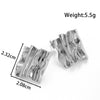 Wholesale Light Luxury Titanium Steel Earrings With Bow Flower Geometric Design Electroplated