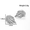Wholesale Light Luxury Titanium Steel Earrings With Bow Flower Geometric Design Electroplated