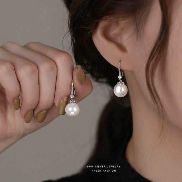 Wholesale Light Luxury Women's Geometric Sterling Silver Earrings
