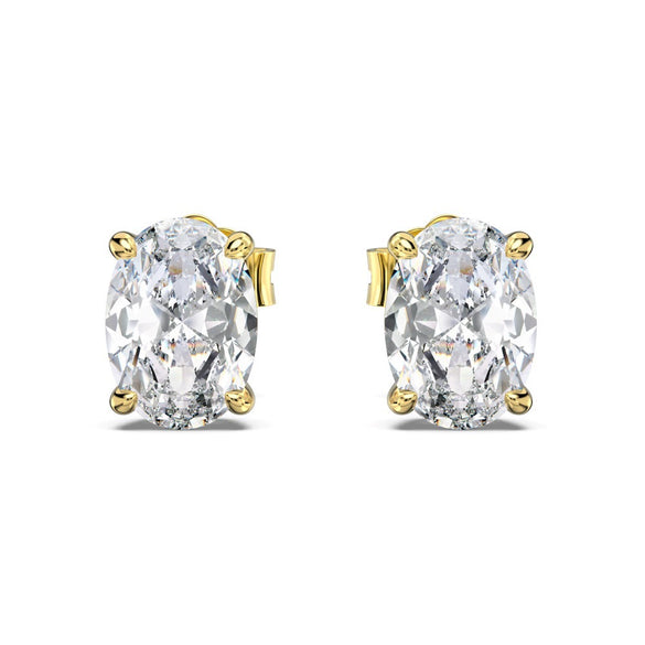 Wholesale Light Luxury Women's S925 Sterling Silver Earrings With Geometric Shape And Highgrade Zircon Inlay