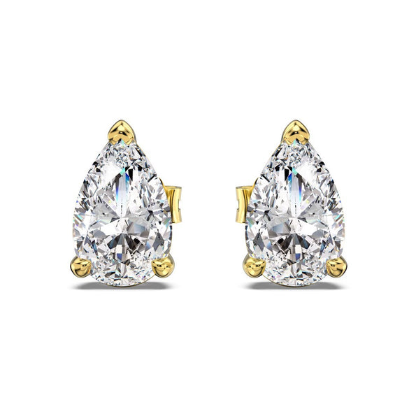 Wholesale Light Luxury Women's S925 Sterling Silver Earrings With Geometric Shape And Highgrade Zircon Inlay