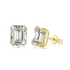 Wholesale Light Luxury Women's S925 Sterling Silver Earrings With Geometric Shape And Highgrade Zircon Inlay