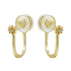 Wholesale Light Nonpierced Geometric Earrings Made Of S925 Sterling Silver With Inlaid Zircon For Women