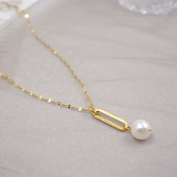 Wholesale Lip Chain Necklace Titanium Steel Ushaped Handmade Light Luxury Style For Women