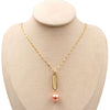 Wholesale Lip Chain Necklace Titanium Steel Ushaped Handmade Light Luxury Style For Women