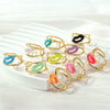 Wholesale Lip Print Copper Fashion Ring For Ladies With Retro Personality And Color Drop Oil Treatment