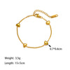 Wholesale Little Fresh Style Heart Water Drop Bell Pattern Titanium Steel Electroplated Jewelry Set For Women Necklace And Bracelet