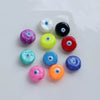 Wholesale Loose Beads Artificial Crystal Round Oildropping Eye Throughhole Jewelry Accessories For Diy Necklace Bracelet