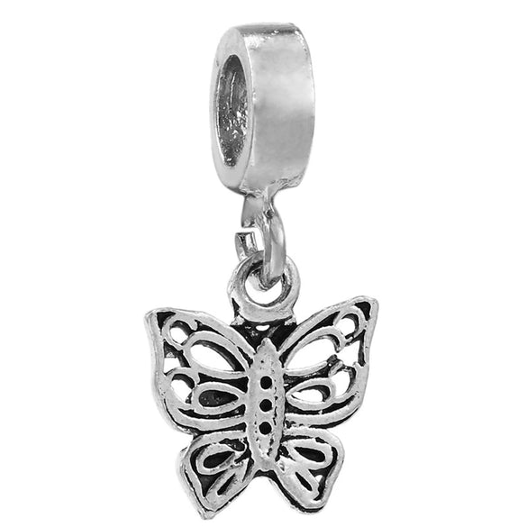 Wholesale Loose Beads For Bracelet Metal Feather One Horned Pig Totem Style With Electroplating