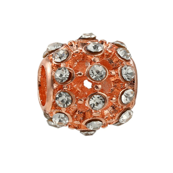 Wholesale Loose Beads For Bracelet Metal Feather One Horned Pig Totem Style With Electroplating