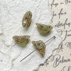 Wholesale Loose Beads Jewelry Accessories Glass Glazed Bird Pattern Retro Diy Handmade Bracelet Necklace