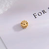 Wholesale Loose Beads Jewelry Accessories 925 Sterling Silver Gourd Ingot Petals Electroplated