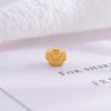 Wholesale Loose Beads Jewelry Accessories 925 Sterling Silver Gourd Ingot Petals Electroplated
