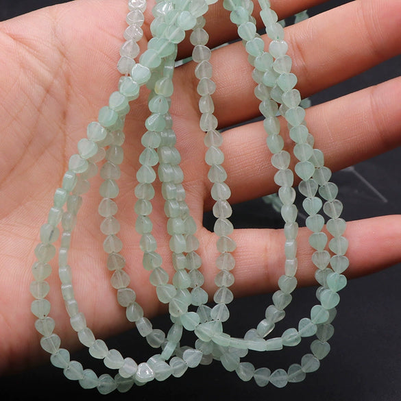 Wholesale Loose Beads Natural Crystal Agate Heart Shaped Polished For Jewelry Accessories