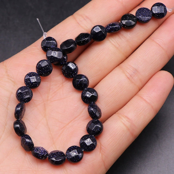 Wholesale Loose Beads Natural Stone Crystal Round Cake Cut For Jewelry Accessories