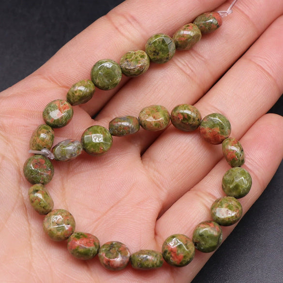 Wholesale Loose Beads Natural Stone Crystal Round Cake Cut For Jewelry Accessories